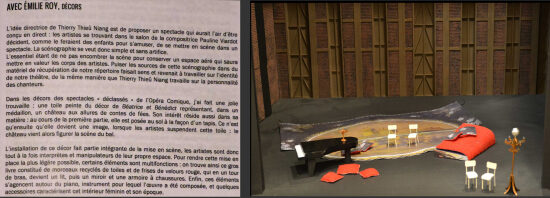 CENDRILLON - maquette + extrait du programme