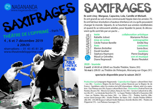 SAXIFRAGES - flyer recto verso