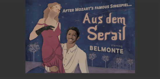 L'Enlèvement au Sérail - design graphique