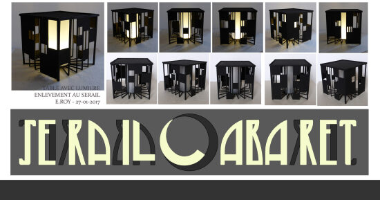 L'Enlèvement au Sérail - design graphique